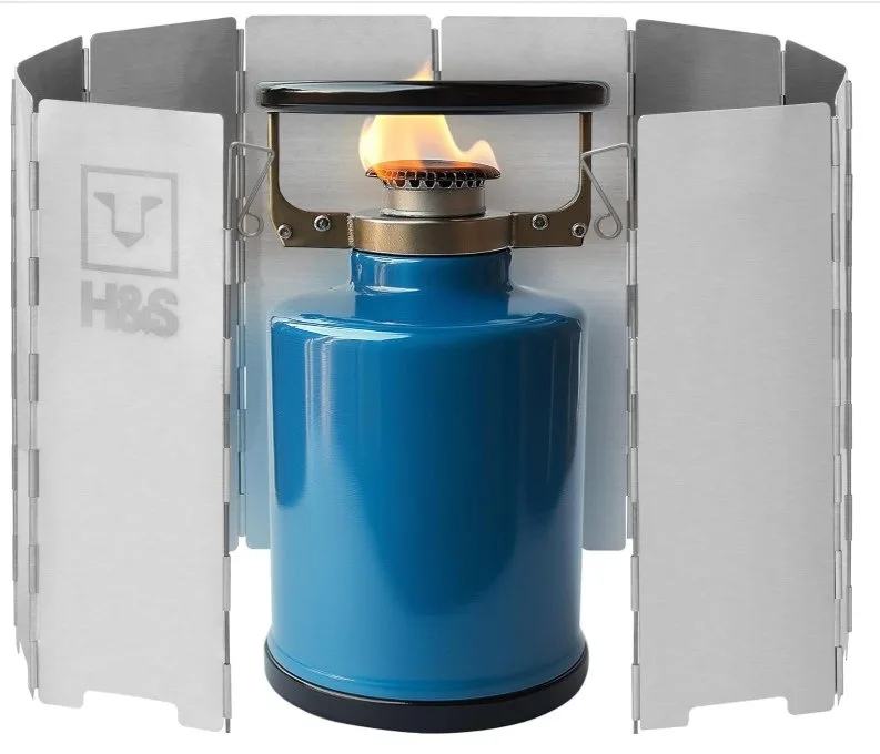Réchaud gaz pare-vent H&S