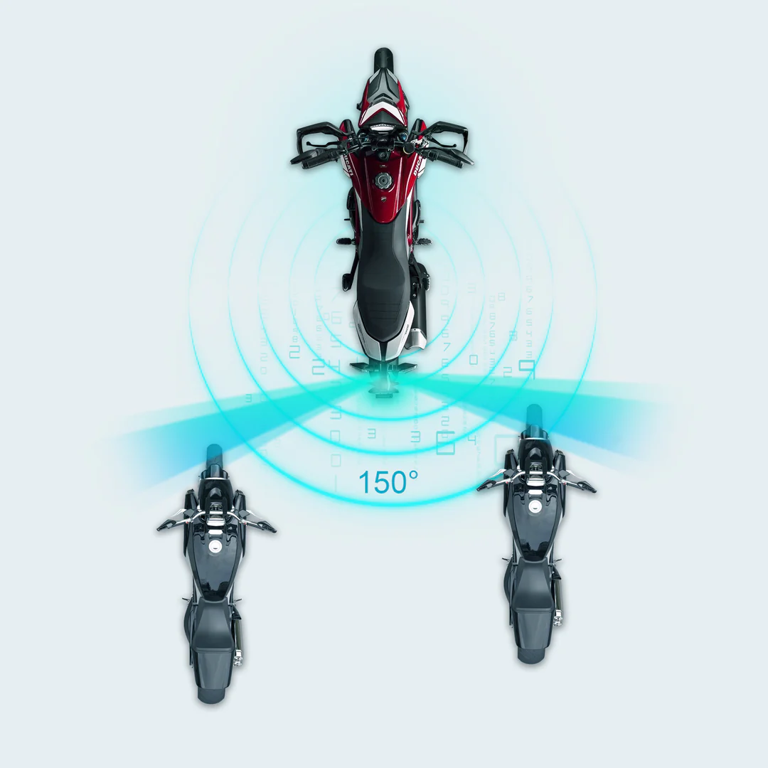 INNOVV BSD détection angle mort moto en ville